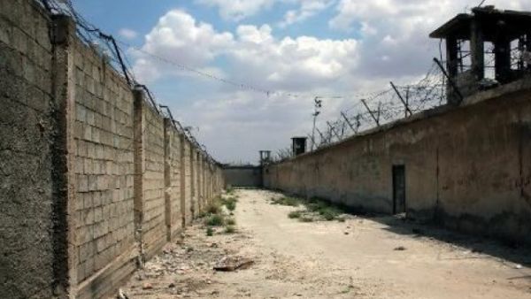 An Aleppo prison where Syrian government authorities held rebel detainees.  350 of the prisoners were released in an amnesty gesture in June 2014.  (AFP/File)