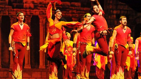 The troupe's performance is part of the Jordan Festival 2016 at the Citadel, which brought Lebanon's Marcel Khalife earlier this month. (Fire of Anatolia) 