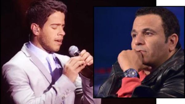الفنان محمد فؤاد والمتسابق ادهم النابلسي 