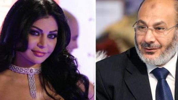 الشيخ صفوت حجازي والفنانة اللبنانية هيفاء وهبي