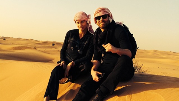Adriana Lima posing in the desert of Dubai before her Mall of the Emirates autograph signing. (Image: Facebook) Adriana Lima posing in the desert of Dubai before her Mall of the Emirates autograph signing. (Image: Facebook)