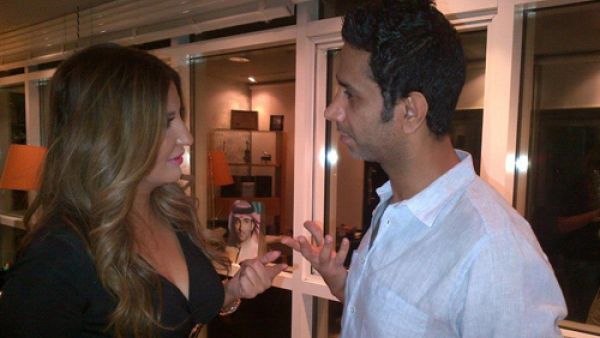 الفنانة العراقية شذى حسون والفنان الاماراتي فايز السعيد