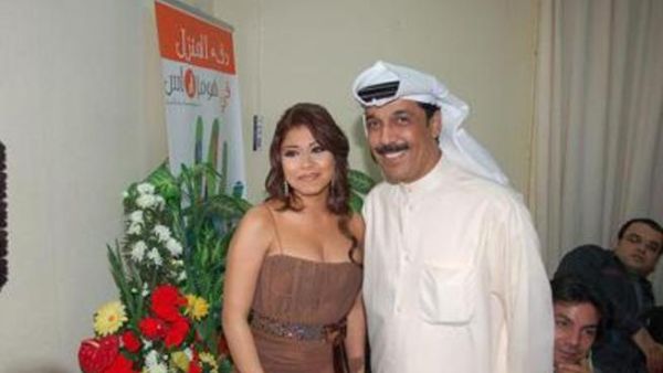 الفنان الكويتي عبدالله الرويشد والفنانة المصرية شيرين عبدالوهاب