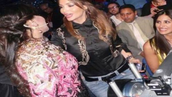 الفنانة احلام ترحب بزوجة الفنان راغب علامة "جيهان"