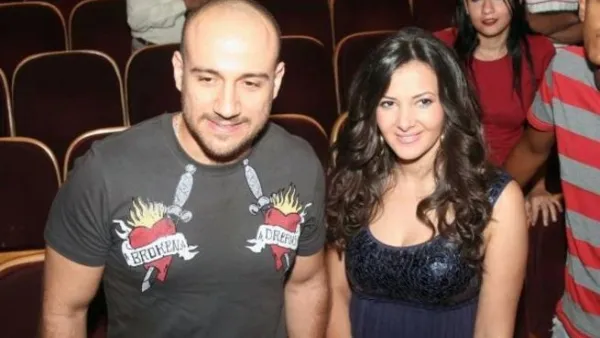 الفنان أحمد مكي والفنانة دنيا سمير غانم