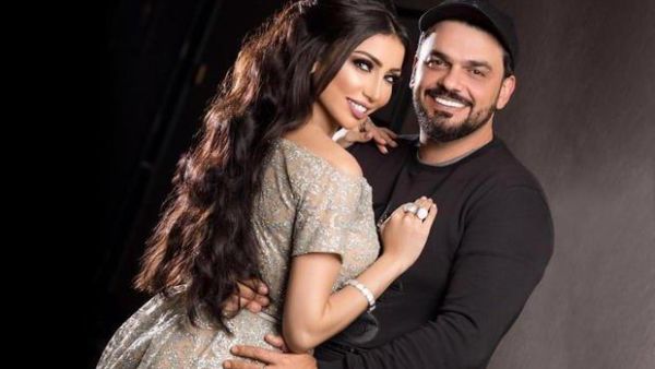 دنيا بطمة وزوجها محمد  الترك