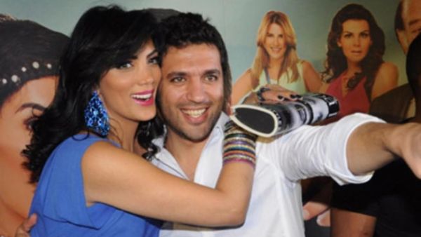 الفنانة حورية فرغلي والفنان حسن الرداد