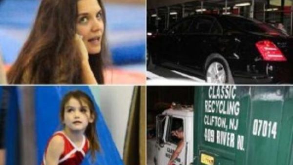 نجاة كيتي هولمز وابنتها من حادث مروري