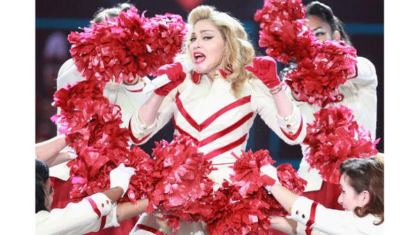 Madonna on her MDNA tour (Photo courtesy of Getty-images/Taylor Hill)