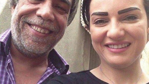 الفنانة صفاء سلطان والفنان ايمن رضا في كواليس "منبر الموتى"