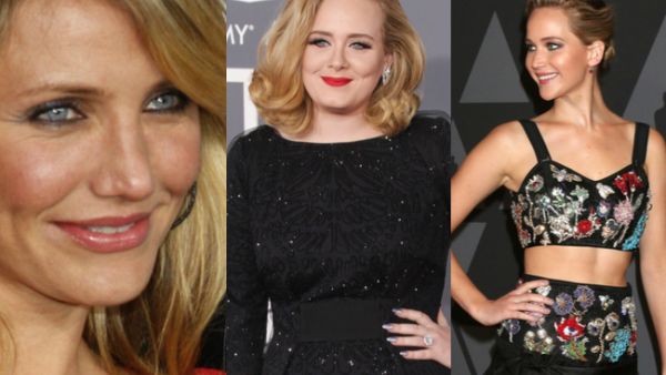 Adele stood united with Hollywood pals Cameron Diaz and Jennifer Lawrence at the 2018 Women's March in Los Angeles on Saturday (Source: DFree - Tinseltown - Kathy Hutchins - Shutterstock)