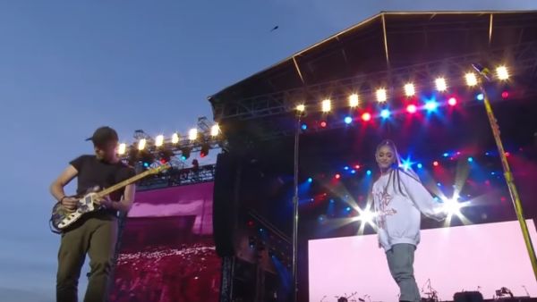 Ariana Grande at One Love Manchester. (One Love Manchester)