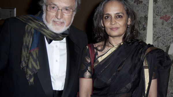 Arundhati Roy stands on the right. (lev radin / Shutterstock.com)