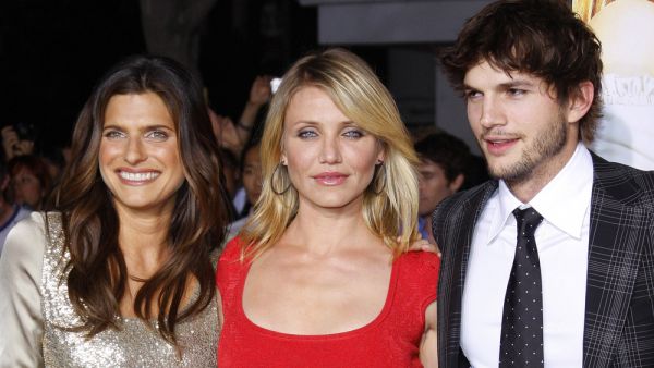 Ashton Kutcher, with Lake Bell (L) and Cameron Diaz (R). (Tinseltown / Shutterstock.com)