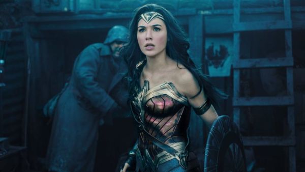 Wonder Woman stares wonderingly out at oncoming reviews. (Warner Bros. Pictures)