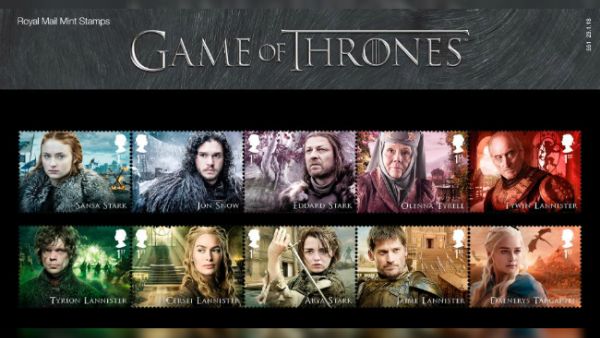 The set includes 10 characters from the show and a few creatures (Source: Royal Mail - Twitter)