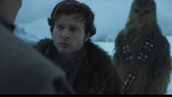 Alden Ehrenreich stars as Han Solo. /Youtube