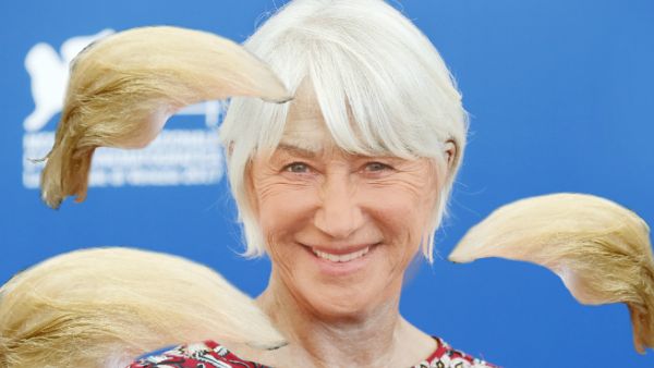Dame Helen Mirren wants to play Donald Trump in a movie. A writer tried Photoshopping. (Andrea Raffin / Shutterstock.com)