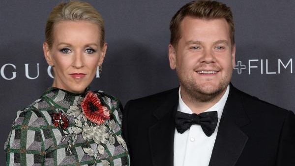 James Corden and Julia Carey. (Jim Ruymen / UPI)