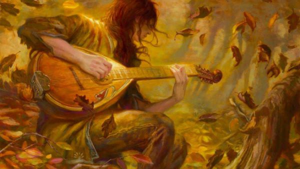 A depiction of the protagonist, Kvothe, by the artist Donato Giancola, who illustrated the book's original covers. (Donato Giancola)