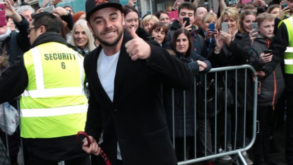 The 42-year-old presenter seemed in good spirits as he brandished his award in the air, before breaking down in tears as he left the stage. (Source: Twocoms - Shutterstock)