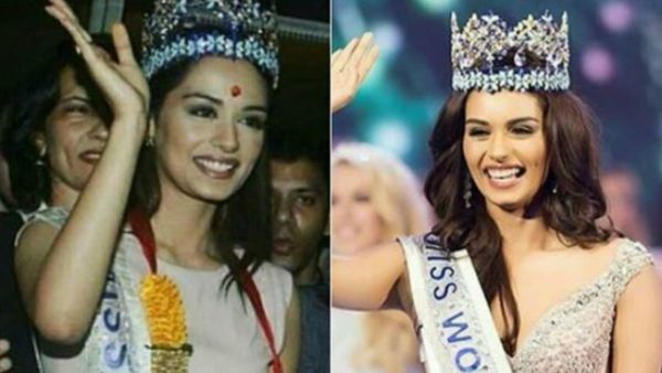 Miss World Indian Manushi Chhillar was greeted at the international airport (source: Instagram - @missindiaorg)