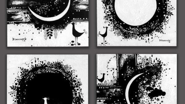 Some of the beautiful artwork on display. (Mona Biswarupa Mohanty)