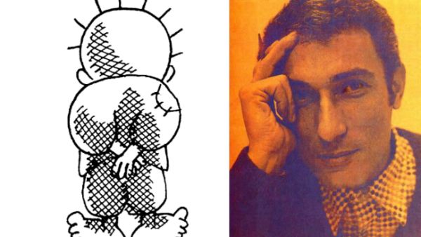 Handala and his creator, Naji al-Ali. (Handala.org / Al-Ali family)