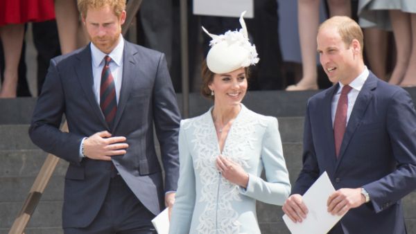 Prince Harry, Duchess Kate Middleton, and Prince William. (Mr Pics / Shutterstock.com)