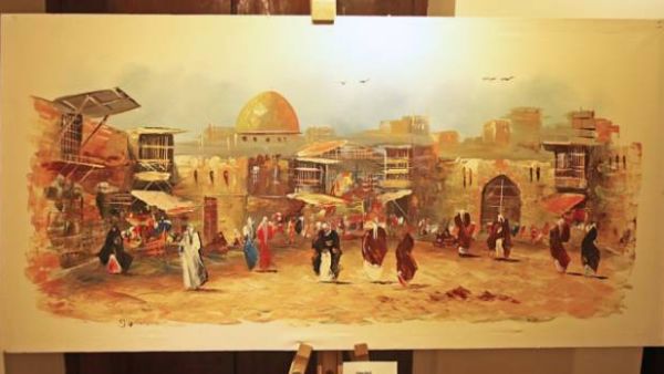 "Souq" by Salman Ghaith. (Clint Egbert / Gulf News)