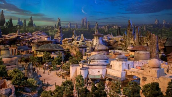 A model of the "Star Wars" theme park. (Twitter / starwars)