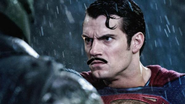 This writer's attempt at the 'stache. I'm not a designer, and for good reason. (Warner Bros. Entertainment, Inc.)