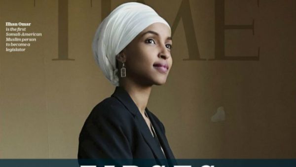 Ilhan Omar on the cover of "Time." (Time)