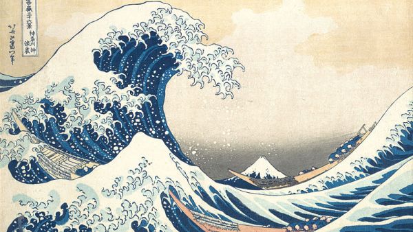 "The Great Wave Off Kanagawa." (Wikimedia Commons)