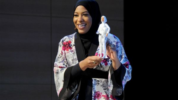 The new Barbie is based off of Ibtihaj Muhammad. (Twitter / IbtihajMuhammad)