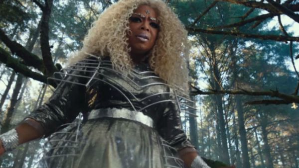 Oprah Winfrey looking decidedly different in the new film, A Wrinkle in Time. (Walt Disney)