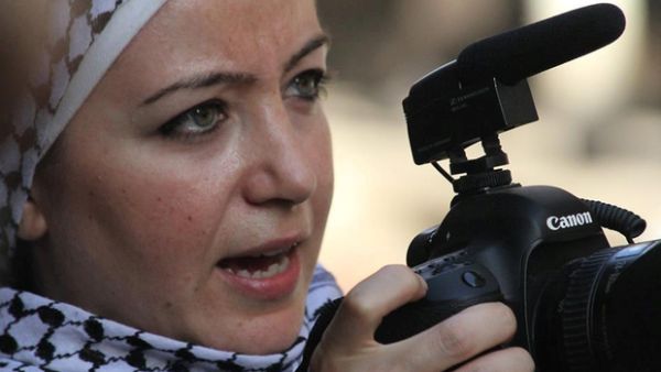 Syrian journalist Zaina Erhaim, who is currently based in Turkey, trained hundreds of women in Syria to become citizen journalists (AFP/File) 