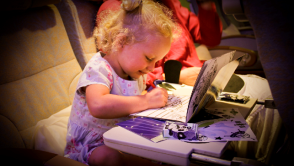 The kids packs will be available to children in every cabin on all flights longer than 1½ hours The kids packs will be available to children in every cabin on all flights longer than 1½ hours