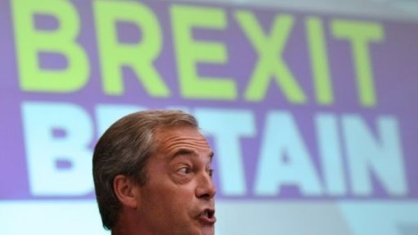 Former UKIP leader Nigel Farage (AFP/Alice Ritchie)