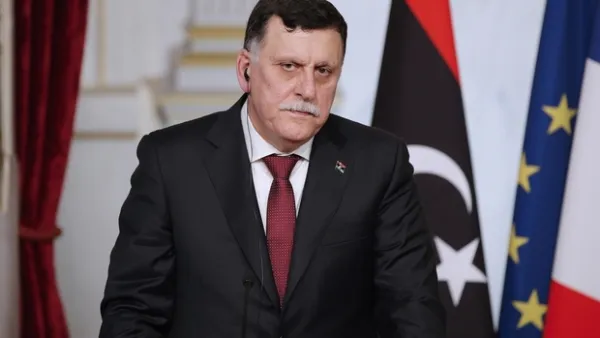 Libyan Government of National Accord Prime Minister Fayez al-Sarraj vowed to bring those targeting Tripoli’s International Airport to justice. (AFP/ File Photo)
