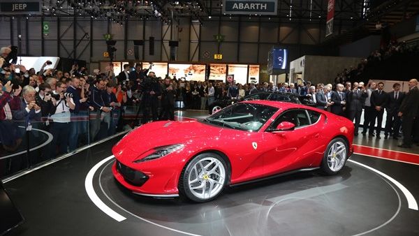 The new 812 Superfast stars on the Ferrari stand  On show a new example of the 70th Anniversary Tailor Made liveries