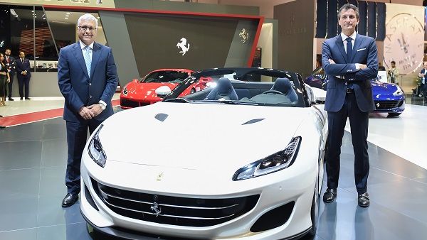 Ferrari has revealed the Ferrari Portofino in the Middle Eastern at the Dubai International Motor Show. Ferrari has revealed the Ferrari Portofino in the Middle Eastern at the Dubai International Motor Show.