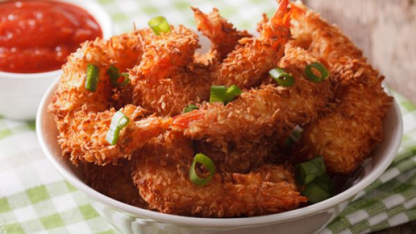 الجمبري المقلي البهارات 