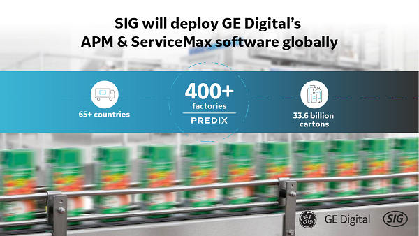 حلول بريديكس لإدارة أداء الأصول وتطبيقات ServiceMax من جنرال إلكتريك الرقمية تعزز عمليات SIG حول العالم.