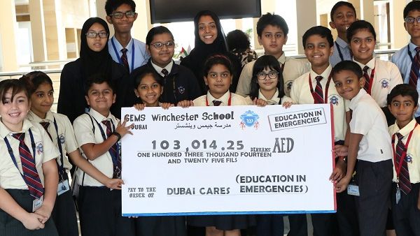 GEMS Winchester School, Dubai contributing toward Education in Emergencies appeal