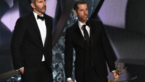 David Benioff and D.B. Weiss have been tapped to write and produce a new series of Star Wars movies (Source: Valerie Macon - AFP)