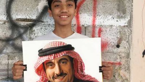 Muhammed Qireia looks forward to success, in spite of Gaza's war and deprivation (Facebook / Khaberni)