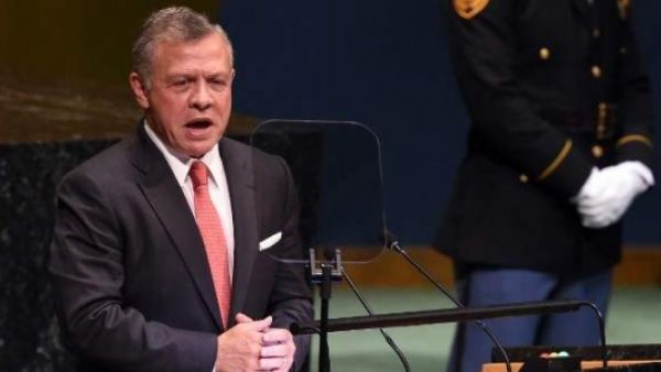 Jordan's King Abdullah II addresses the 73rd session of the General Assembly at the United Nations. (AFP/File)