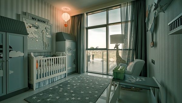 Golf Town - Spaces with uplifting views - Childrens room.