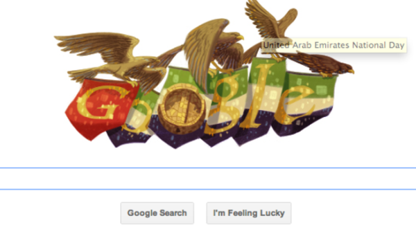 Google has celebrated the UAEs national day with a new 'Google doodle'